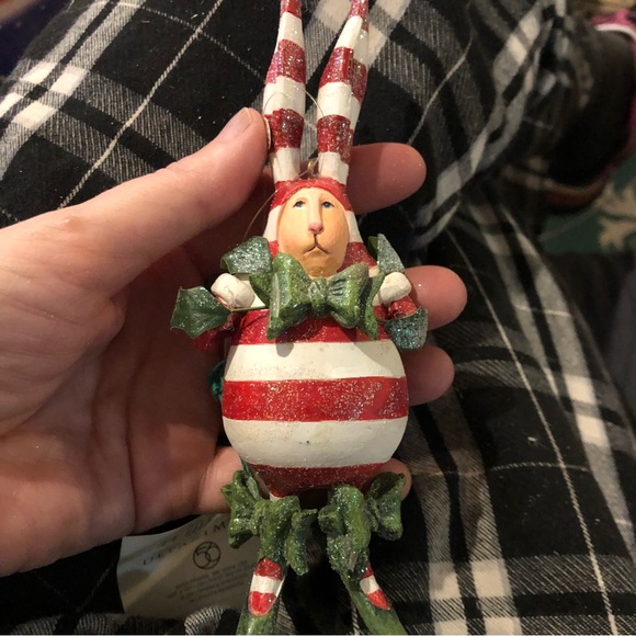 Department 56 Holiday Dept 56 Krinkles Rabbit Ornament Nib Rare